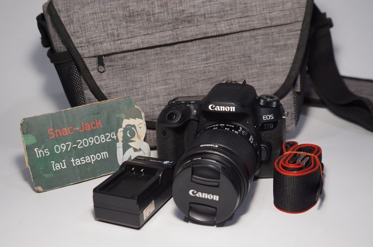 กล้อง DSLR ไม่กันน้ำ Canon 77D สภาพสวย ใช้งานปกติ 