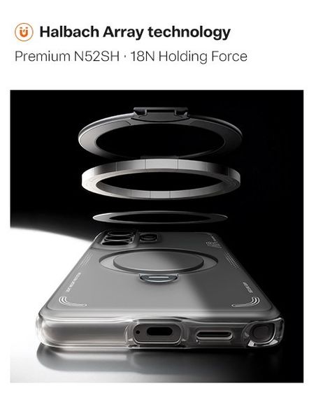 Torras Ostand Spin Q3 Air เคส Galaxy S26 Ultra - Shadow Black แถมฟิล์ม Hydrogel สภาพสวยๆ ใช้น้อย รูปที่ 10