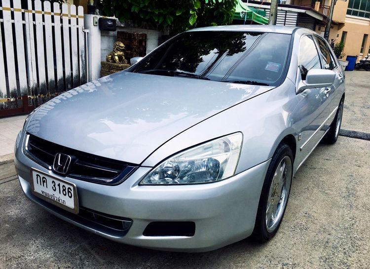 Honda Accord 2003 2.4 EL i-VTEC Sedan เบนซิน ไม่ติดแก๊ส เกียร์อัตโนมัติ บรอนซ์เงิน