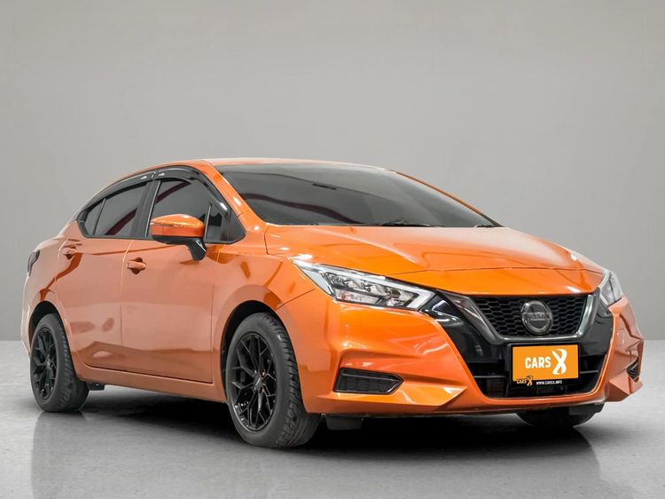 Nissan Almera 2020 1.0 V Sedan เบนซิน ไม่ติดแก๊ส เกียร์อัตโนมัติ ส้ม รูปที่ 3