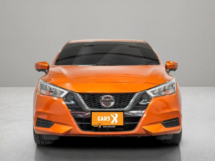 Nissan Almera 2020 1.0 V Sedan เบนซิน ไม่ติดแก๊ส เกียร์อัตโนมัติ ส้ม รูปที่ 2