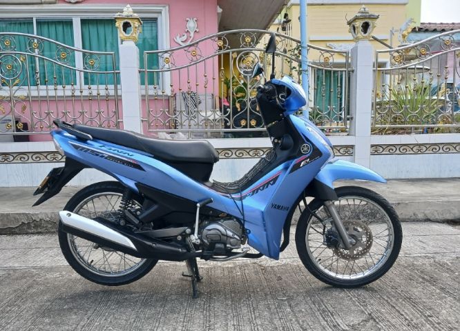 Yamaha Finn 2023 สตาร์ทมือ ดิสเบรค สีฟ้าใสๆ เอกสารครบ