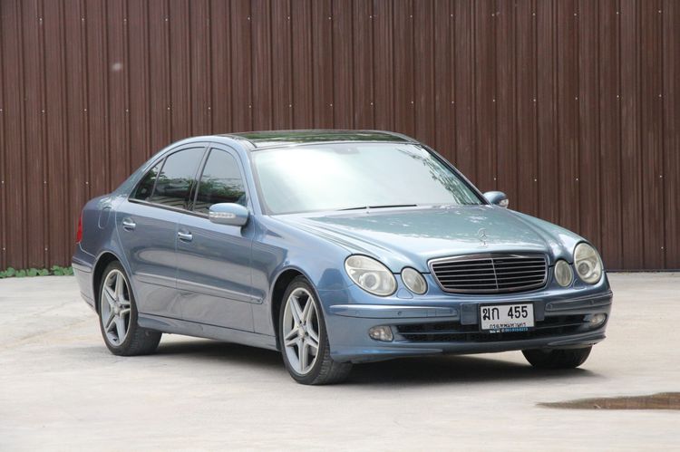 Mercedes-Benz E-Class 2005 E200 Kompressor Sedan เบนซิน ไม่ติดแก๊ส เกียร์อัตโนมัติ เทา รูปที่ 3