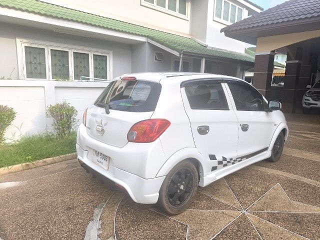 Mitsubishi Mirage 2012 1.2 GLX เบนซิน เกียร์ธรรมดา ขาว รูปที่ 4