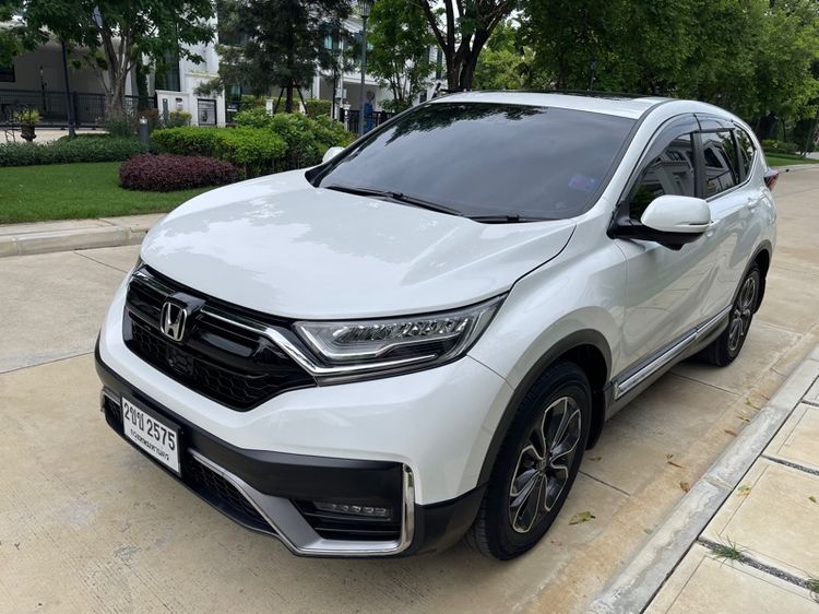 Honda CR-V 2021 2.4 EL 4WD Sedan เบนซิน ไม่ติดแก๊ส เกียร์อัตโนมัติ ขาว รูปที่ 2