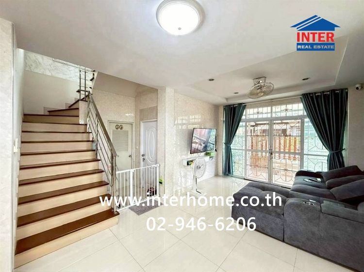 บ้านเเฝด 2 ชั้น 44.8 ตร.ว. หมู่บ้านภัทรินทร์2 รามอินทรา-หทัยราษฎร์ ถนนหทัยราษฎร์ ถนนสุวินทวงศ์ ถนนรามอินทรา ถนนเลียบคลองสอง เขตคลองสามวา  รูปที่ 3