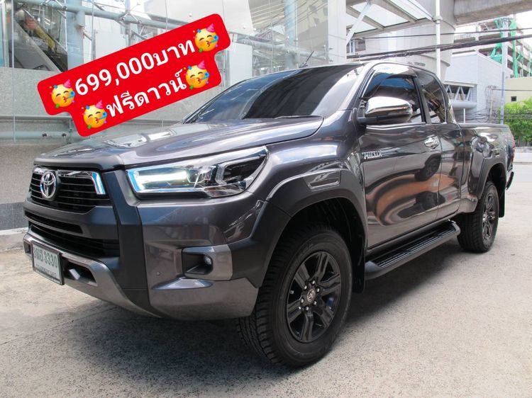 Toyota Hilux Revo 2024 2.4 Prerunner Mid Pickup ดีเซล ไม่ติดแก๊ส เกียร์อัตโนมัติ เทา