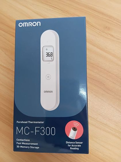เครื่องใหม่ มือหนึ่ง มีรับประกัน Omron MC-F300 เทอร์โมมิเตอร์อินฟาเรด วัดไข้ ทางหน้าผาก 1 วินาที