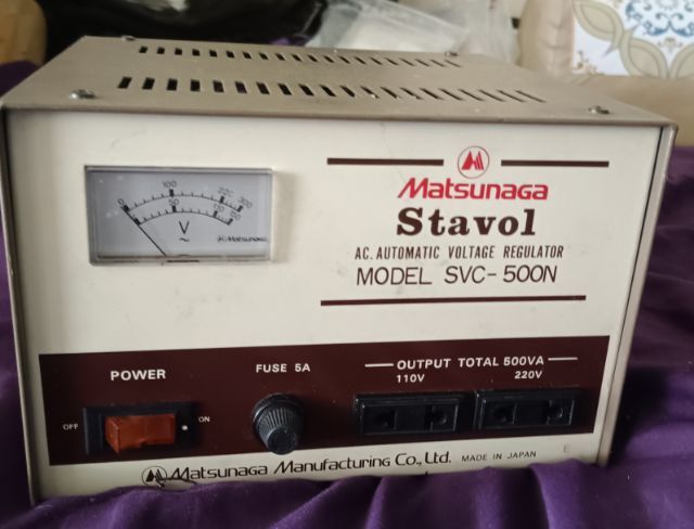 หม้อแปลงไฟฟ้า stavol MODEL SVC-500N