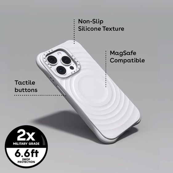 CASETiFY Ripple Case 16 pro max สีดำ 🖤 รูปที่ 5