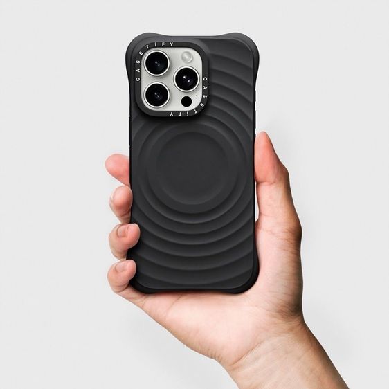 CASETiFY Ripple Case 16 pro max สีดำ 🖤 รูปที่ 4