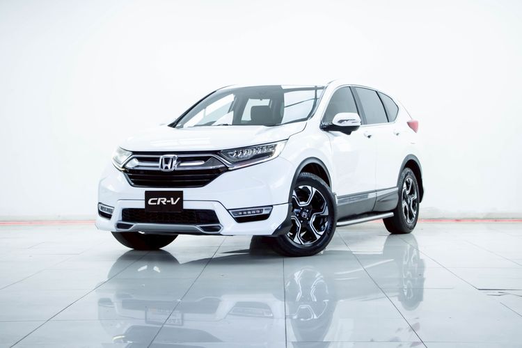 Honda CR-V 2018 1.6 EL 4WD Utility-car ดีเซล ไม่ติดแก๊ส เกียร์อัตโนมัติ ขาว