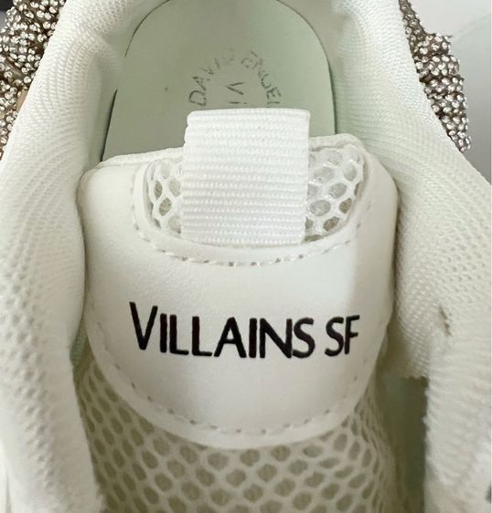 รองเท้าผ้าใบแฟชั่นสีขาว แบรนด์ VILLAINS SF รูปที่ 8