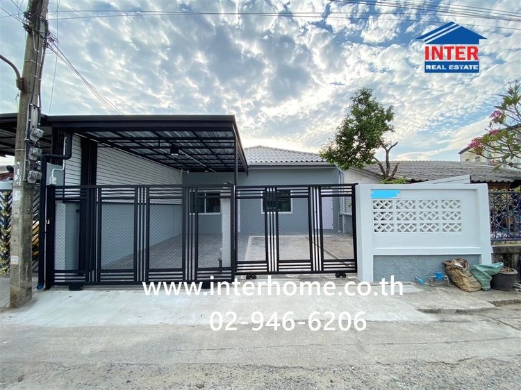 บ้านเเฝด 1 ชั้น 30 ตร.ว. หมู่บ้านเคหะธานี4 ใกล้สี่แยกมิสทีน ซอยราษฎร์พัฒนา5 ถนนราษฎร์พัฒนา ถนนรามคำแหง เขตบางกะปิ กรุงเทพมหานคร