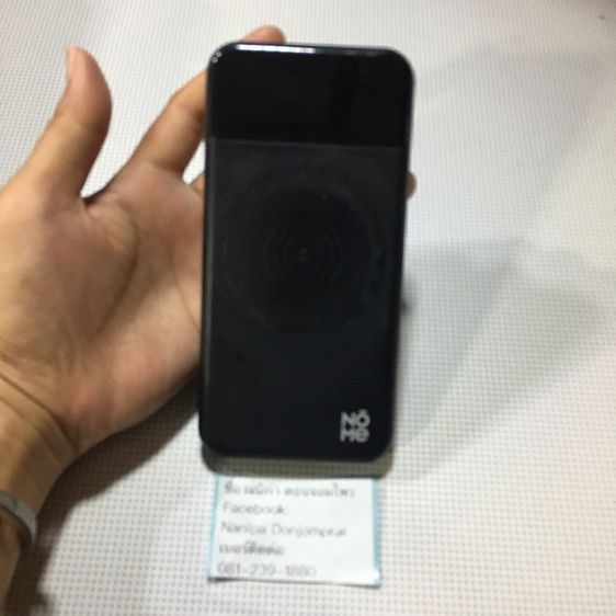 พาวเวอร์แบงค์ ชาร์จไร้สายได้  มือสอง สภาพดี ใช้งานได้ปกติ  8000 mAh มีชาร์จUSB 2 ช่องสำหรับชาร์จออก และช่องชาร์จเข้า เป็นMicro 