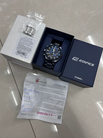 CASIO นาฬิกาข้อมือผู้ชาย EDIFICE รุ่น EQS-920DB-2AVUDF วัสดุสเตนเลสสตีล สีน้ำเงิน