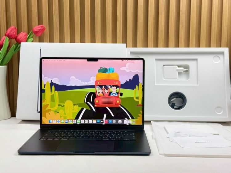 แมค โอเอส 16 กิกะไบต์ อื่นๆ ใช่ MacBook Air 15-inch M4 2025 Ram16GB SSD1TB Midnight apple care 14 May 2027