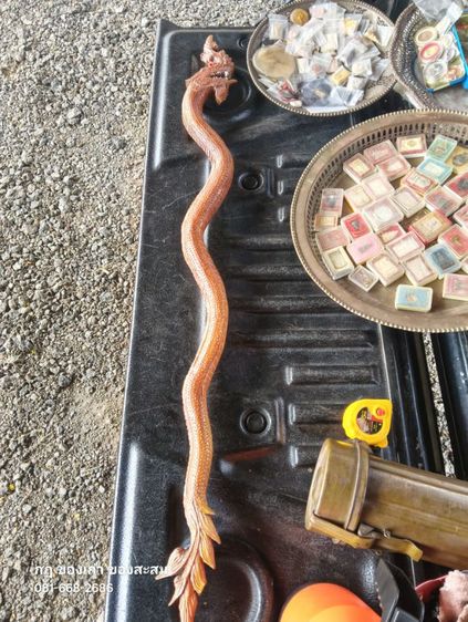 ไม้เท้าหัวพญานาค ไม้ประคองเดินผู้สูงอายุ งานไม้แกะสลัก รูปที่ 2