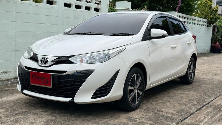 Toyota Yaris 2018 1.2 E Sedan เบนซิน ไม่ติดแก๊ส เกียร์อัตโนมัติ ขาว รูปที่ 3