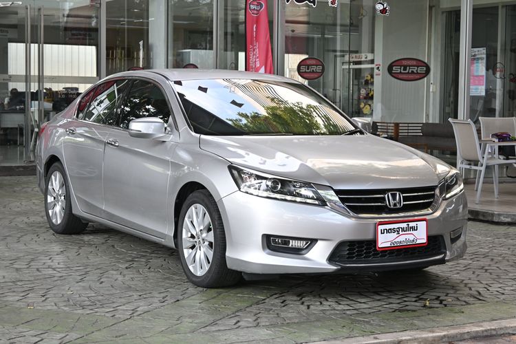 Honda Accord 2013 2.0 EL Sedan เบนซิน ไม่ติดแก๊ส เกียร์อัตโนมัติ บรอนซ์เงิน รูปที่ 3