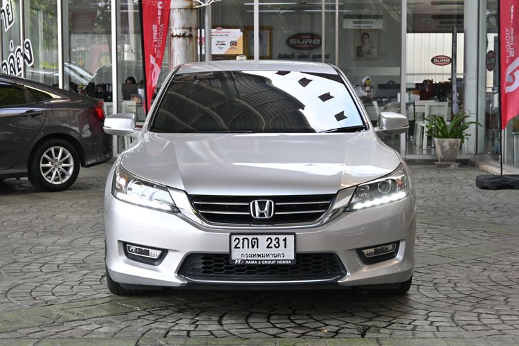 Honda Accord 2013 2.0 EL Sedan เบนซิน ไม่ติดแก๊ส เกียร์อัตโนมัติ บรอนซ์เงิน รูปที่ 4
