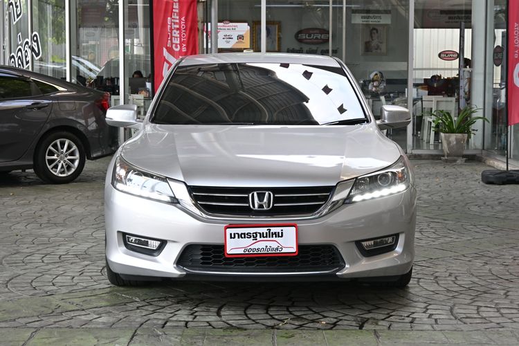 Honda Accord 2013 2.0 EL Sedan เบนซิน ไม่ติดแก๊ส เกียร์อัตโนมัติ บรอนซ์เงิน รูปที่ 2