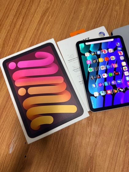 IPad mini 7 128 GB สีเงิน สภาพ 100