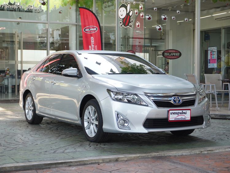 Toyota Camry 2012 2.5 HV Sedan ไฮบริด ไม่ติดแก๊ส เกียร์อัตโนมัติ บรอนซ์เงิน รูปที่ 3