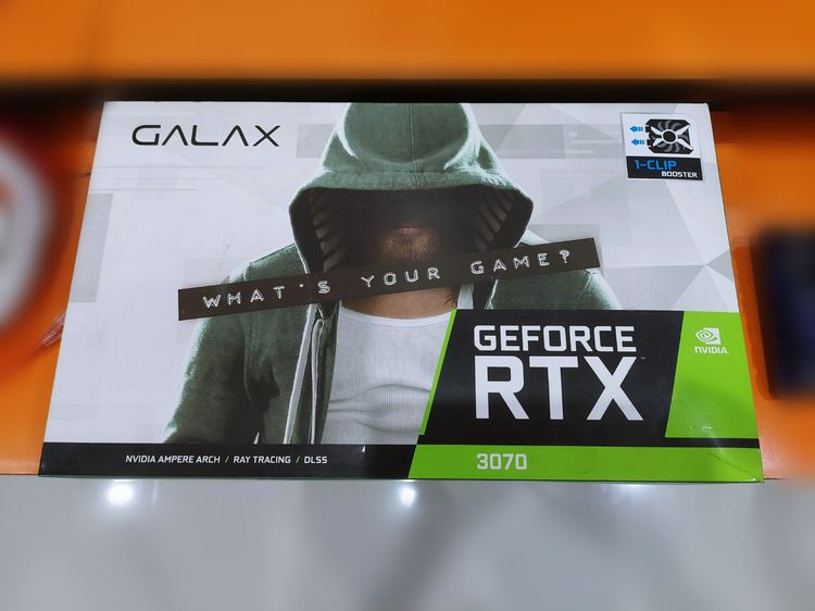 อื่นๆ ขายการ์ดจอมือสองประกันเหลือ สภาพสวย เหมือนใหม่ GALAX GEFORCE RTX 3070 SG (1-CLICK OC) 8GB GDDR6