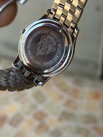 GUCCI 5500M 34 mm White Dial Swiss Quartz Steel Swiss Watch รูปที่ 14