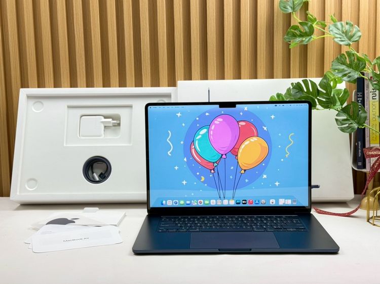 Apple แมค โอเอส 8 กิกะไบต์ อื่นๆ ไม่ใช่ MacBook Air 15-inch M3 2024 Ram8GB SSD256GB Midnight 