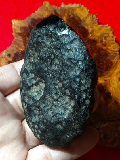 ( ขายแล้ว..จัดส่งด่วนเย็นนี้ขอบคุณลูกค้าจากนนทบุรี ) นิลดำแท้ขนาดใหญ่เก่าโบราณ รูปที่ 4