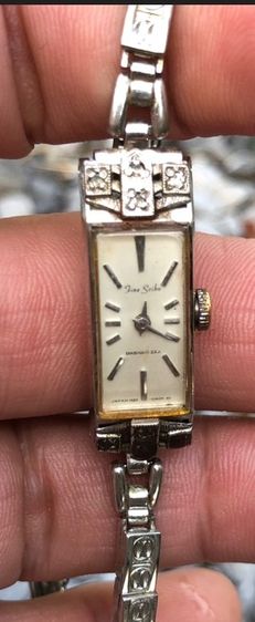  Fine Seiko DLASHOCK 23J Lady ไขลาน หน้าแป้ง  รูปที่ 2