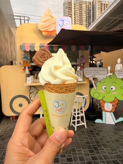 ผงไอศครีมซอฟเสริฟ  รสนมฮอกไกโดพรีเมียม 1.5 kg. Jerney (Premium Soft Serve Mix-Hokkaido Milk) รูปที่ 5