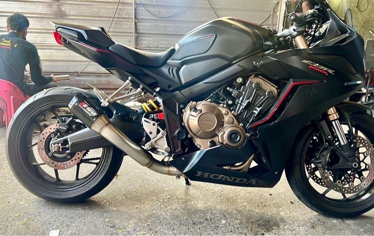 ท่อสลิปออน3นิ้ว  cbr650r cb650F ใหม่ซาฟารี รูปที่ 6