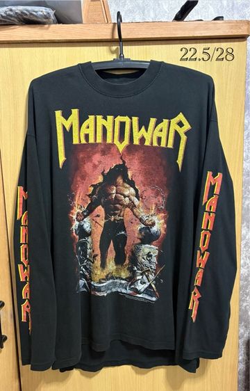 เสื้อวง Manowar วินเทจ 