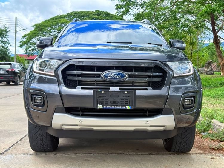 รถ Ford Ranger 2.0 Hi-Rider Wildtrak สี เทา