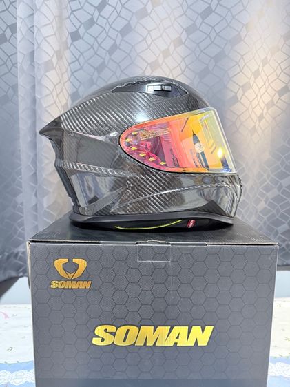 หมวกกันน็อค Soman X7s Carbon 100 รูปที่ 2