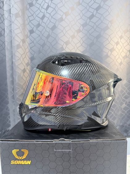 หมวกกันน็อค Soman X7s Carbon 100