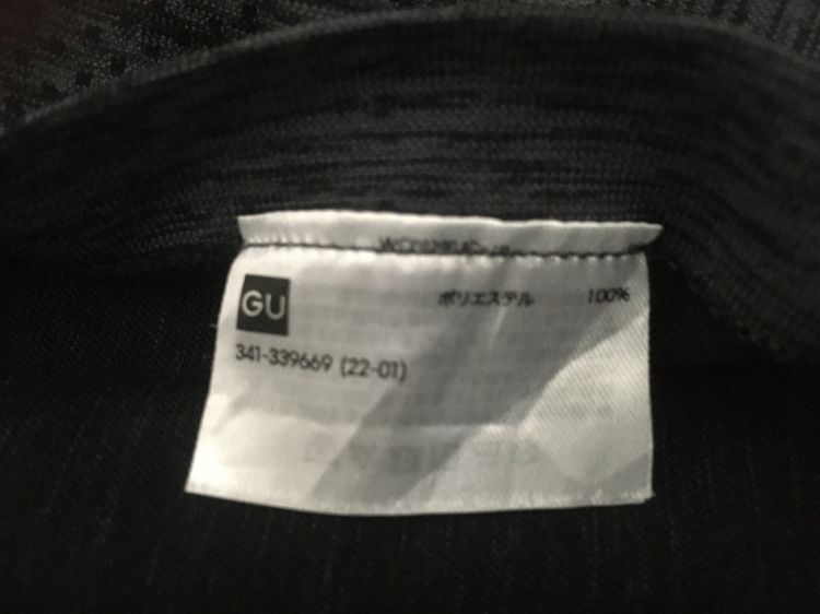 เสื้อคอกลม GU ACTIVE แบรนด์ GU สีเทาเข้ม รูปที่ 7