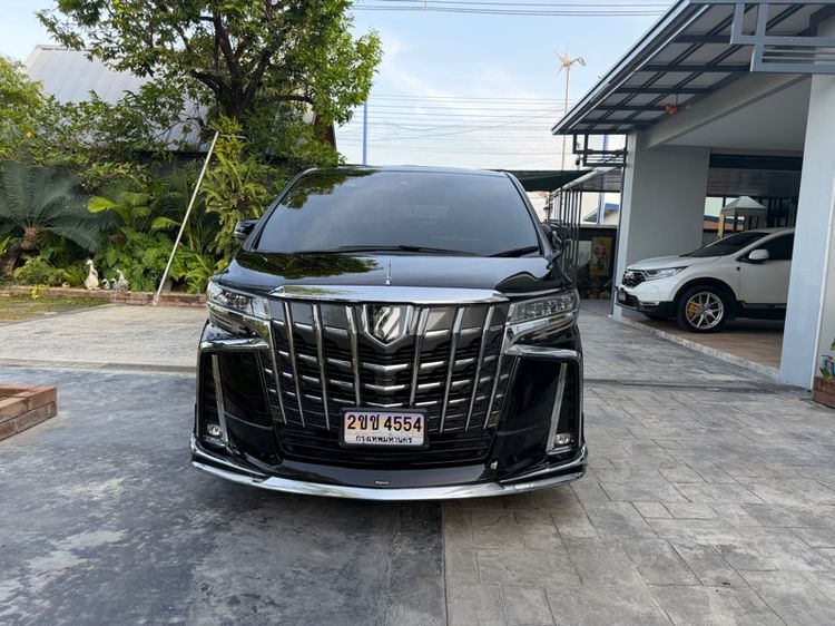 รถ Toyota Alphard 2.5 S C-Package สี ดำ