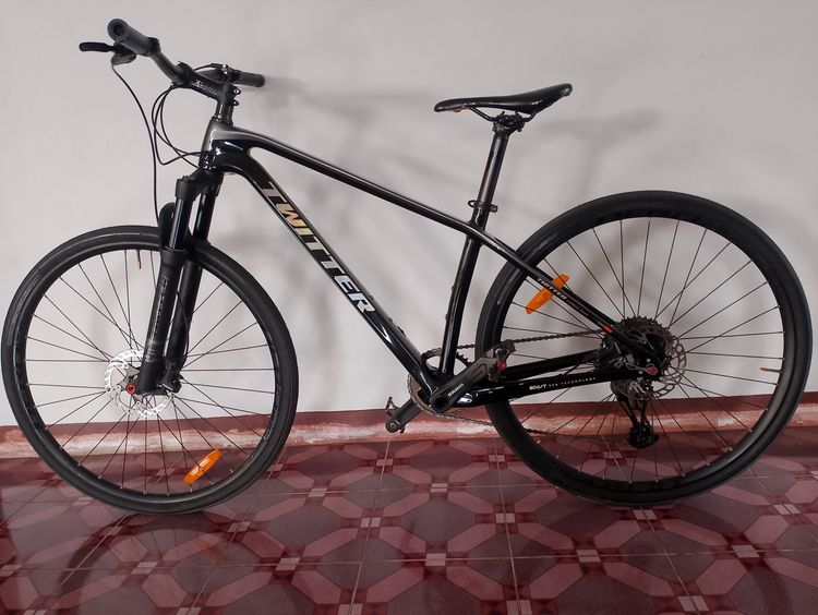 🚴‍♂️ ขายจักรยาน TWITTER เสือหมอบ  ไฮบริด สีดำ สภาพสวย