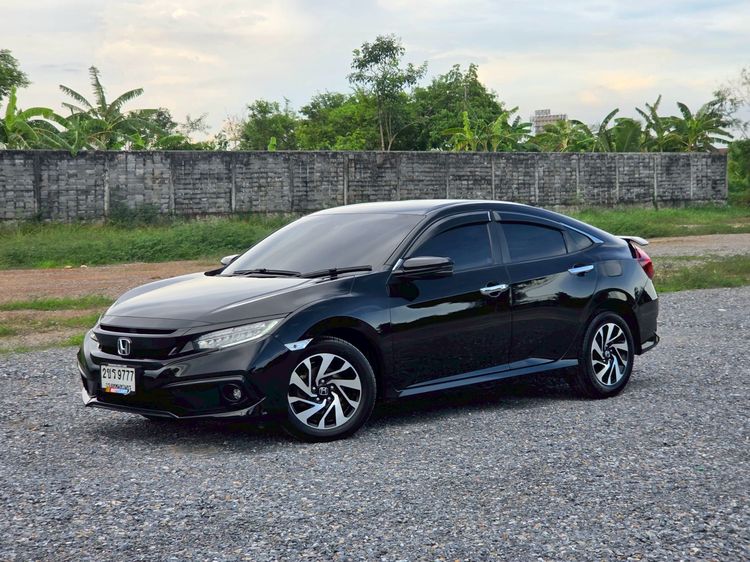 Honda Civic 2019 1.8 EL i-VTEC Sedan เบนซิน ไม่ติดแก๊ส เกียร์อัตโนมัติ ดำ