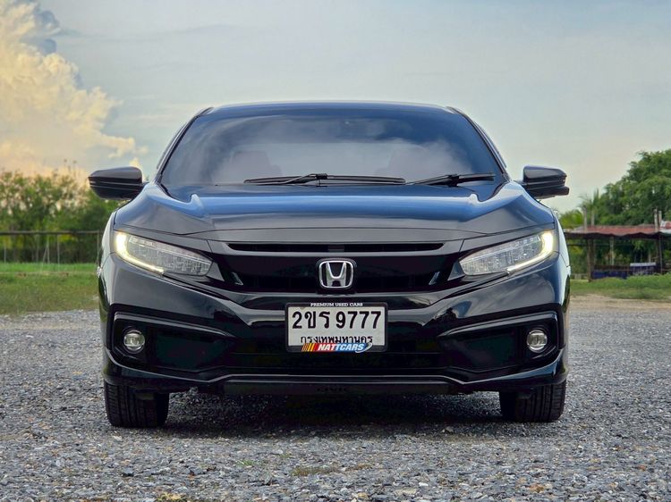 Honda Civic 2019 1.8 EL i-VTEC Sedan เบนซิน ไม่ติดแก๊ส เกียร์อัตโนมัติ ดำ รูปที่ 2