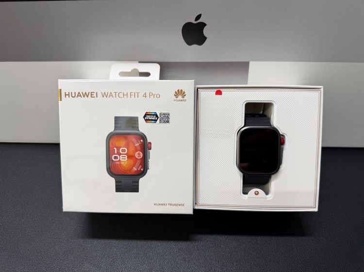Huawei Watch Fit 4 Pro NFC (สี Black) ใช้น้อยมาก สภาพใหม่ อุปกรณ์ ครบ กล่อง 