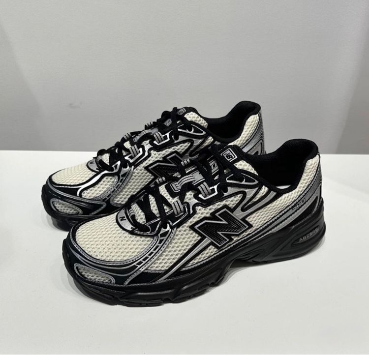 New Balance รุ่น 740 สี Black Angora Silver Metallic สีใหม่  อุปกรณ์ครบยกกล่อง
