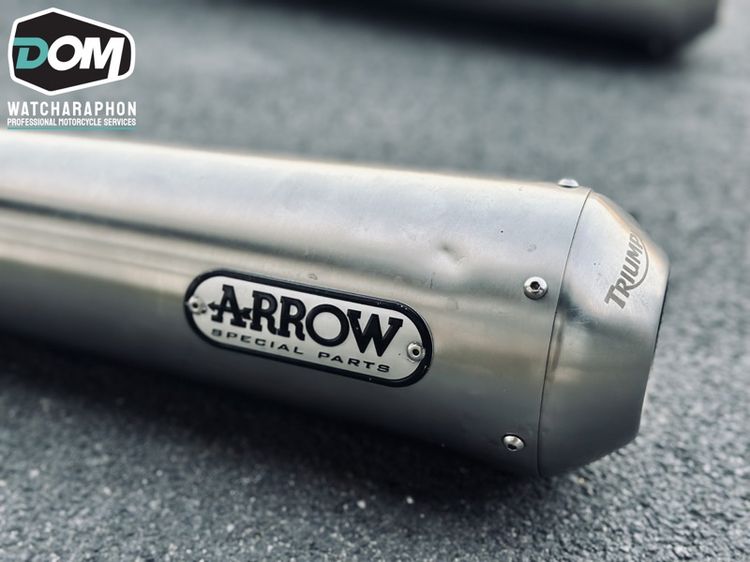 ท่อ Arrow สำหรับ Triumph Aircool รูปที่ 2