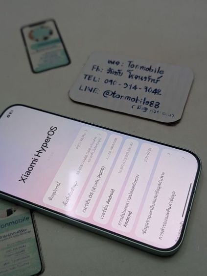 ขาย เทิร์น Poco X8 Pro Ram 8 Rom 256 ศูนย์ไทย สภาพใหม่เอี่ยม อุปกรณ์ครบยกกล่อง ประกันยาว รอบชาร์จ 4 รอบ เพียง 8,290 บาท ครับ  รูปที่ 5