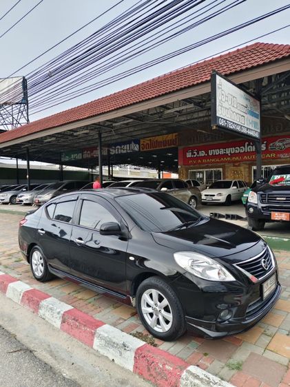 Nissan Almera 2013 1.2 VL Sedan เบนซิน ไม่ติดแก๊ส เกียร์อัตโนมัติ ดำ