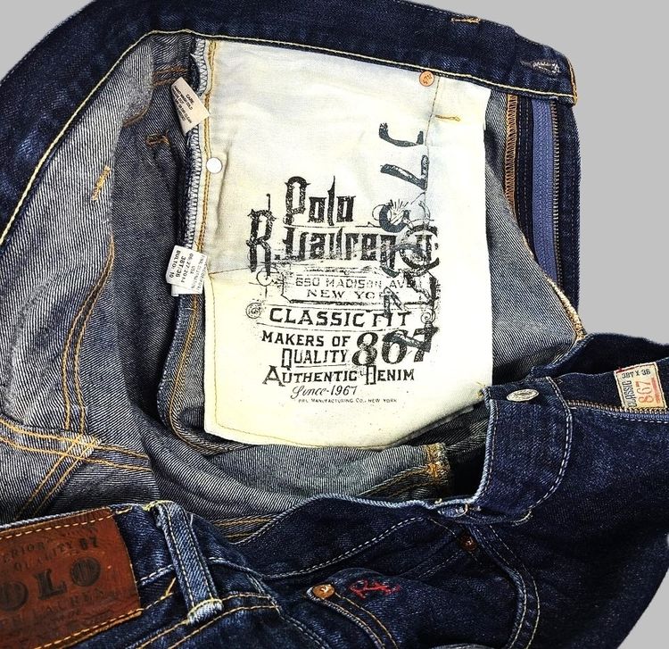 POLO Ralph Lauren 867 Classic Fit Denim Jeans  รูปที่ 8